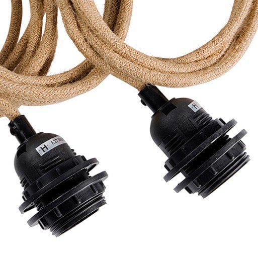 Fitting Lampen Plafond - Naturel Zwart - 3 Fittings Bazar Bizar Living
