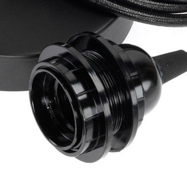 Fitting Lampen Plafond - Zwart - 1 Fitting Bazar Bizar Living
