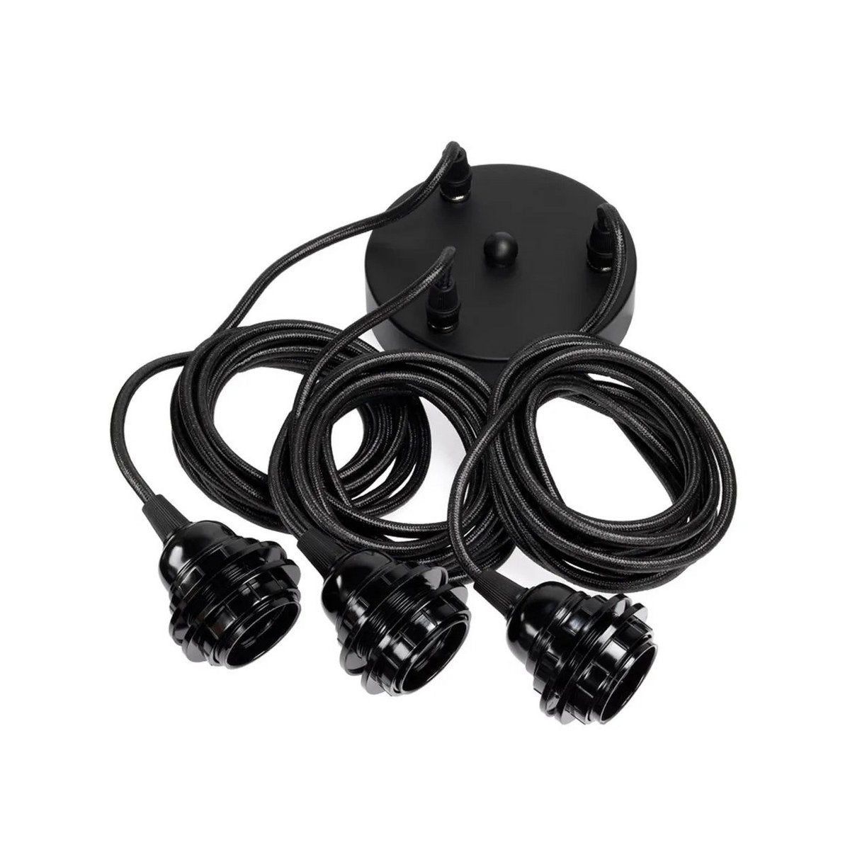 Fitting lampen plafond - Zwart - 3 fittingen Bazar Bizar Living