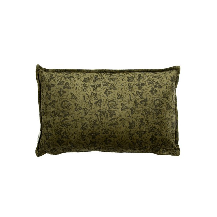 Fluwelen kussen Sonia mos 50x30 MrsBLOOM