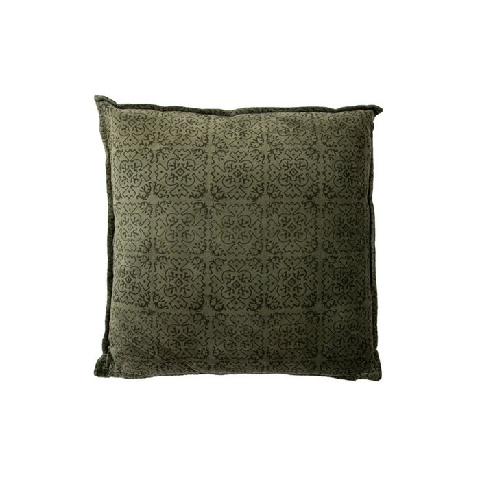 Fluwelen kussen Violetta donker bos 45x45 MrsBLOOM