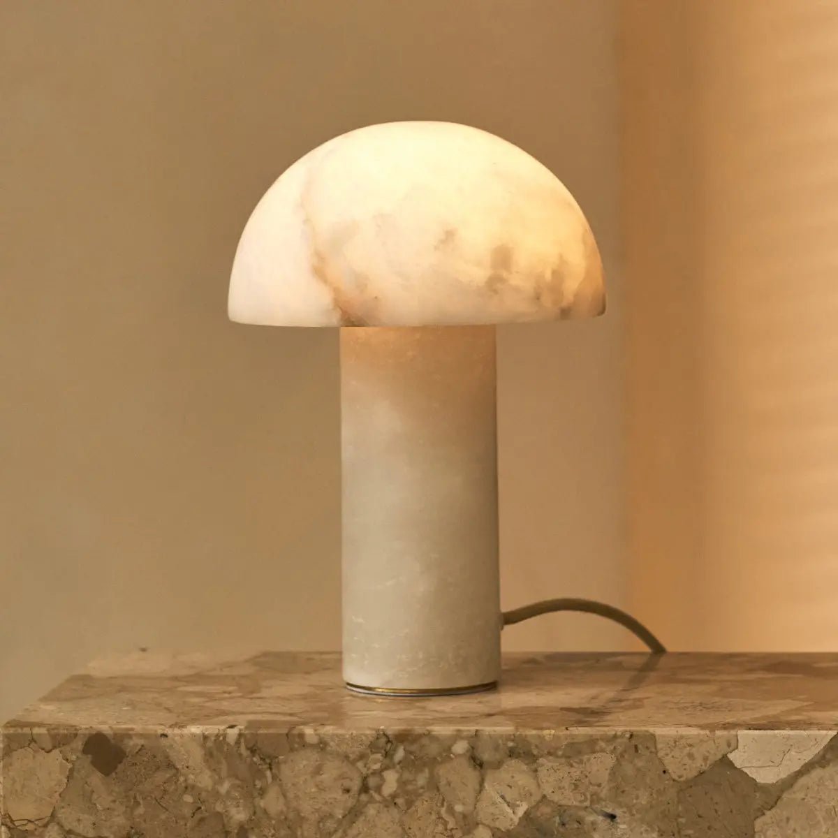 Francesco stijlvolle albasten lamp – handgemaakte luxe verlichting Tavellio - Amsterdam