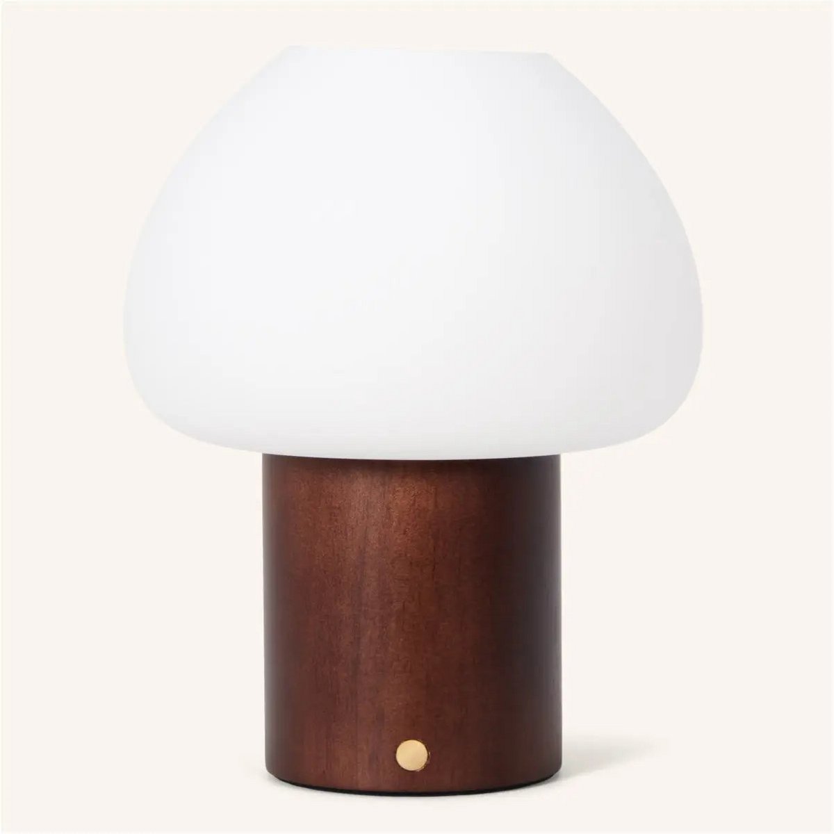 Fynn Donkerbruine Houten Lamp – Oplaadbaar & Dimbaar Licht Tavellio - Amsterdam