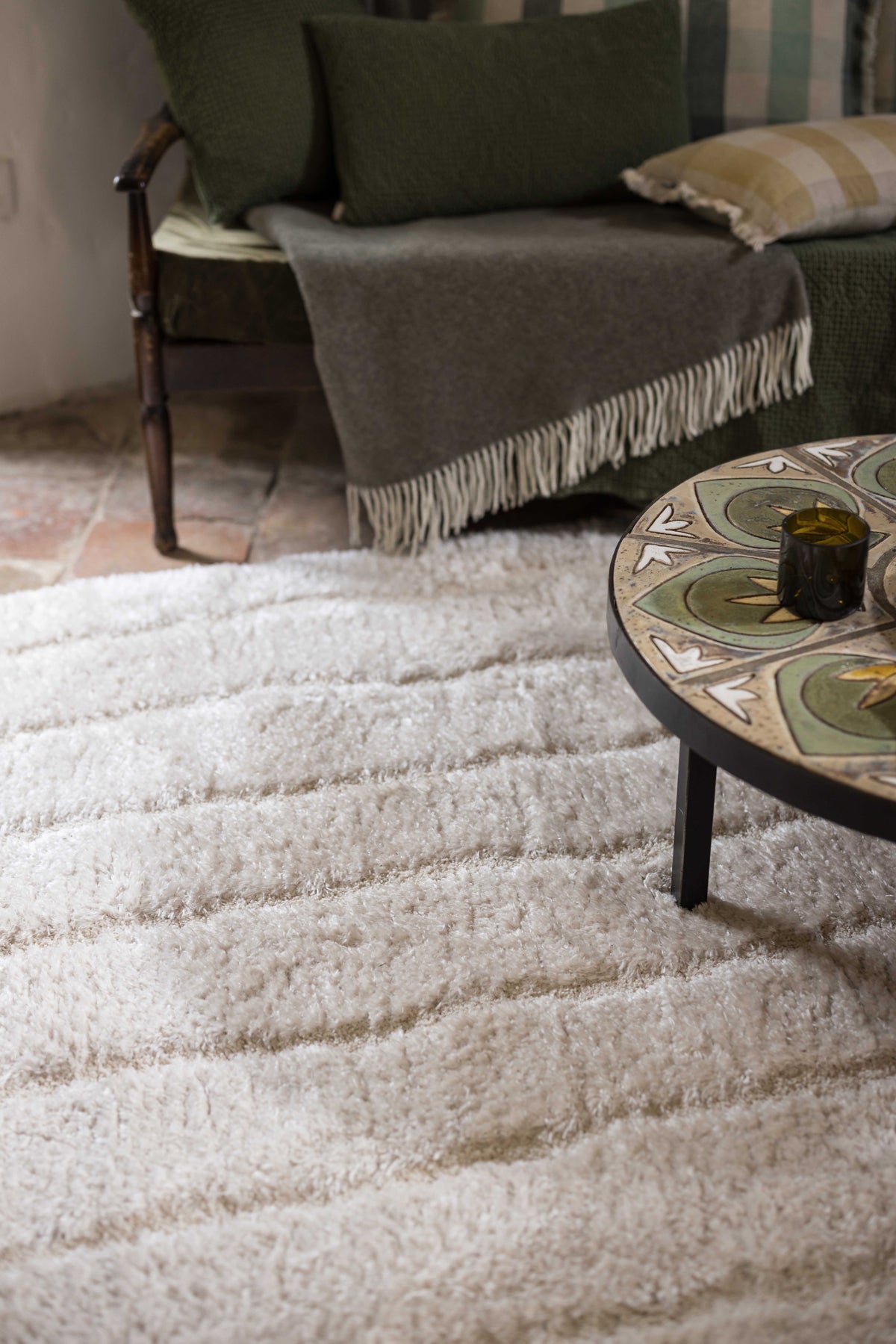 gerecycled vloerkleed maël – sneeuw – vivaraise - verkrijgbaar in 3 maten - 120x170 / 160x230 / 200x290 cm Noii HOME