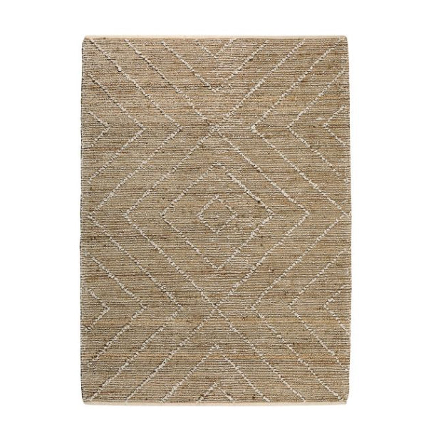 gerecycled vloerkleed worgan – ivoor – vivaraise - 160x230 Noii HOME