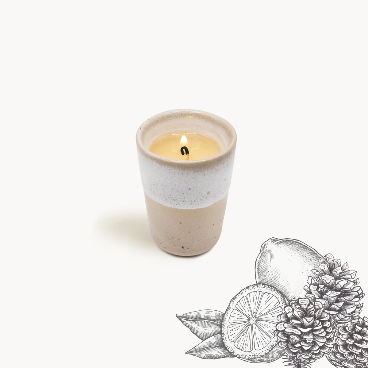 Geurkaars Aalina – Mountain Air EDDA Stoneware