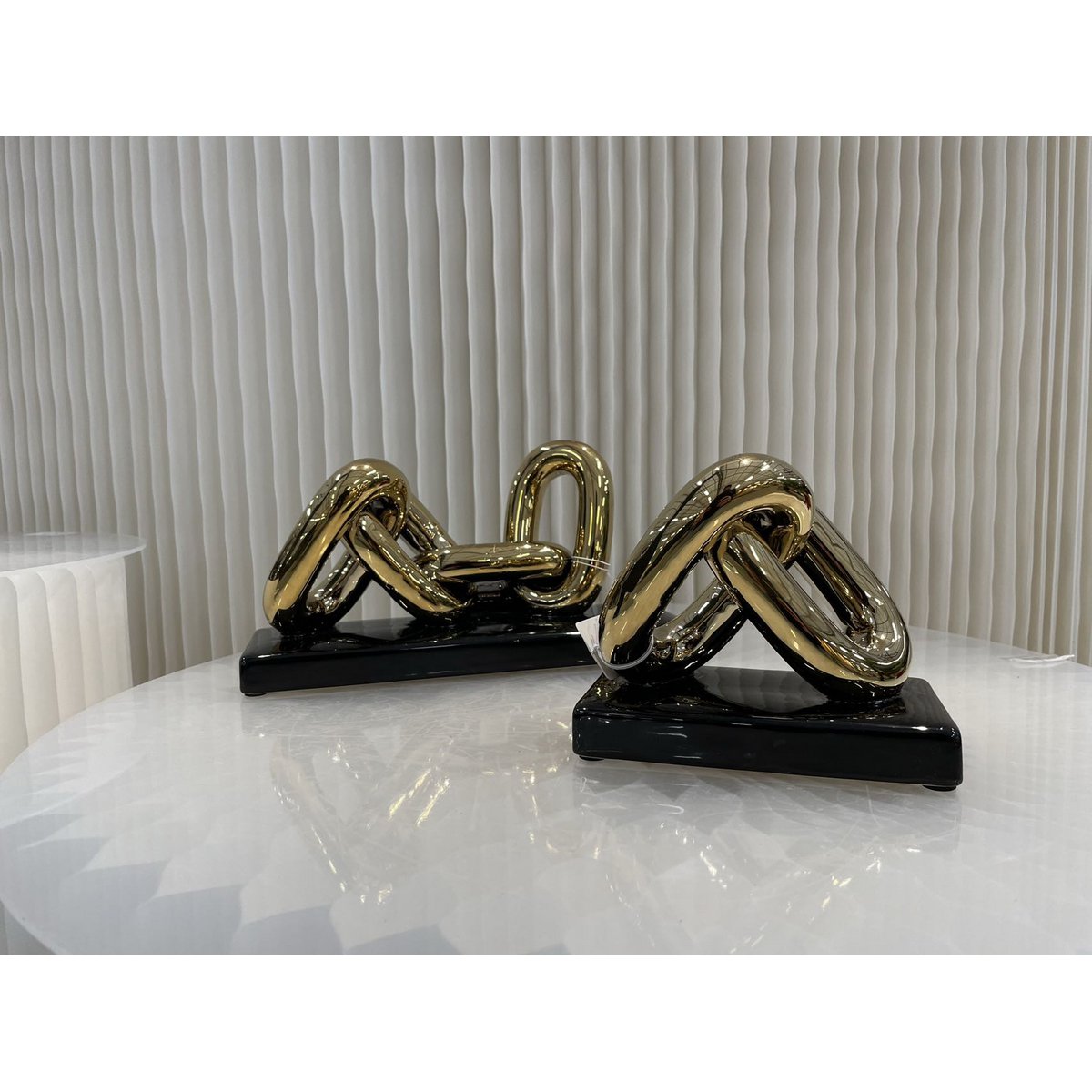 gouden ketting sculptuur -  groot QMF Trading