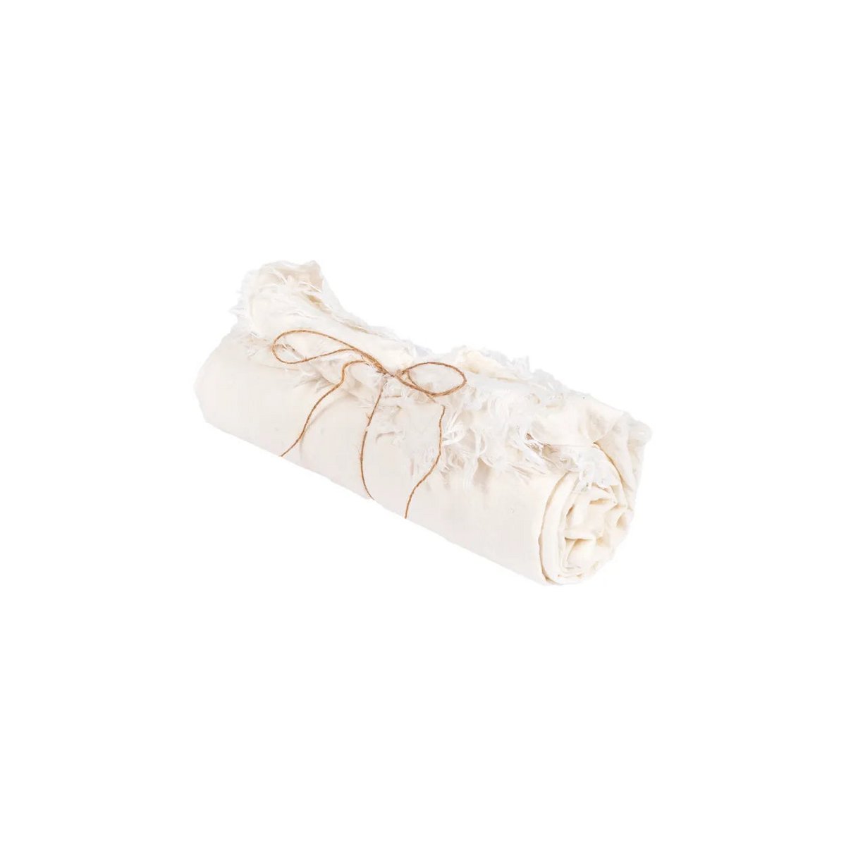 Het linnen tafelkleed - Wit - 150x150 Bazar Bizar Living