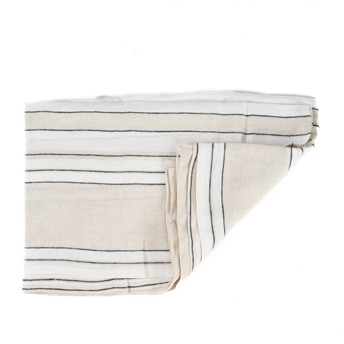 Het Provence Tafelkleed - Naturel Zwart Wit - 150x250 Bazar Bizar Living
