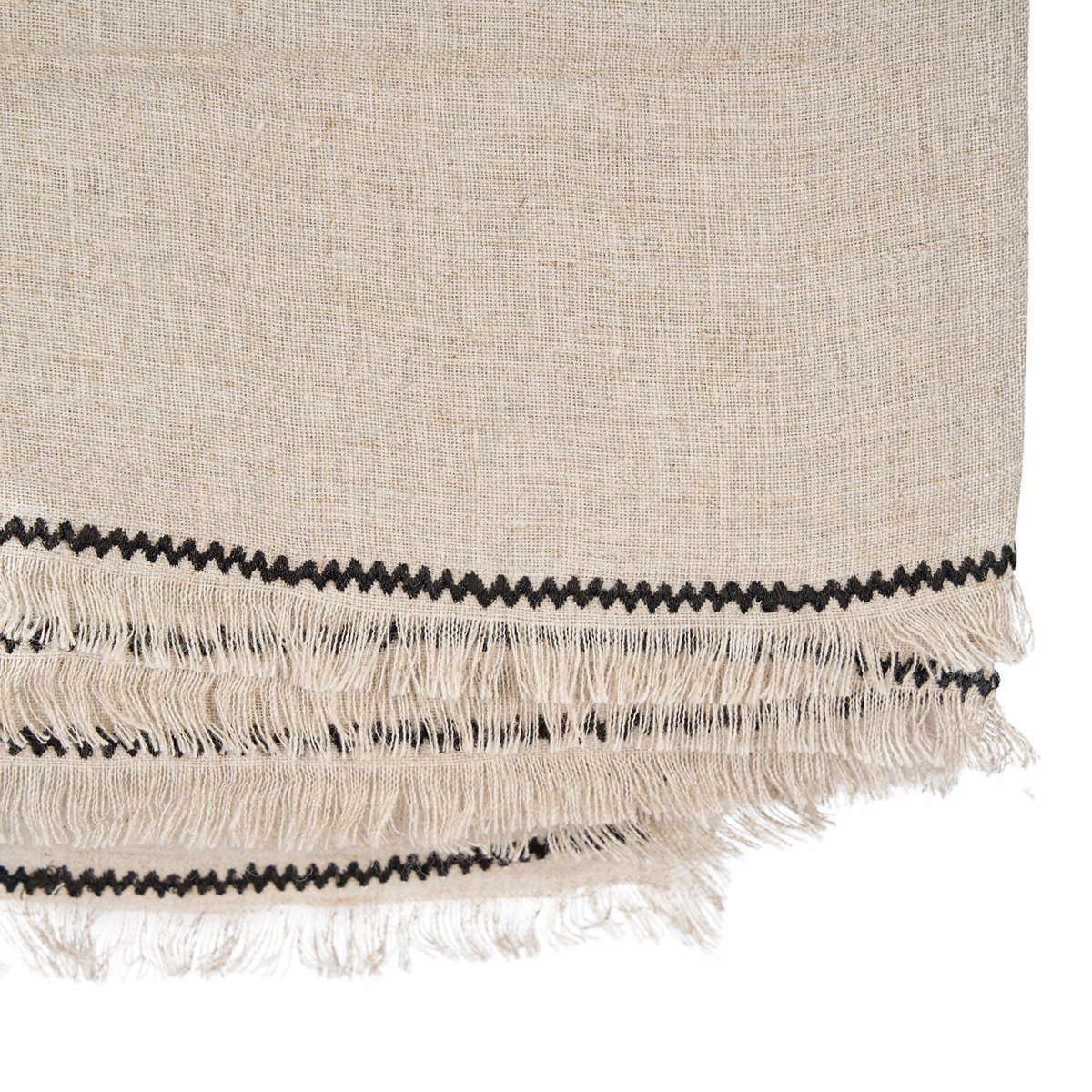 Het Toscaanse tafelkleed - Naturel Zwart - 150x250 Bazar Bizar Living