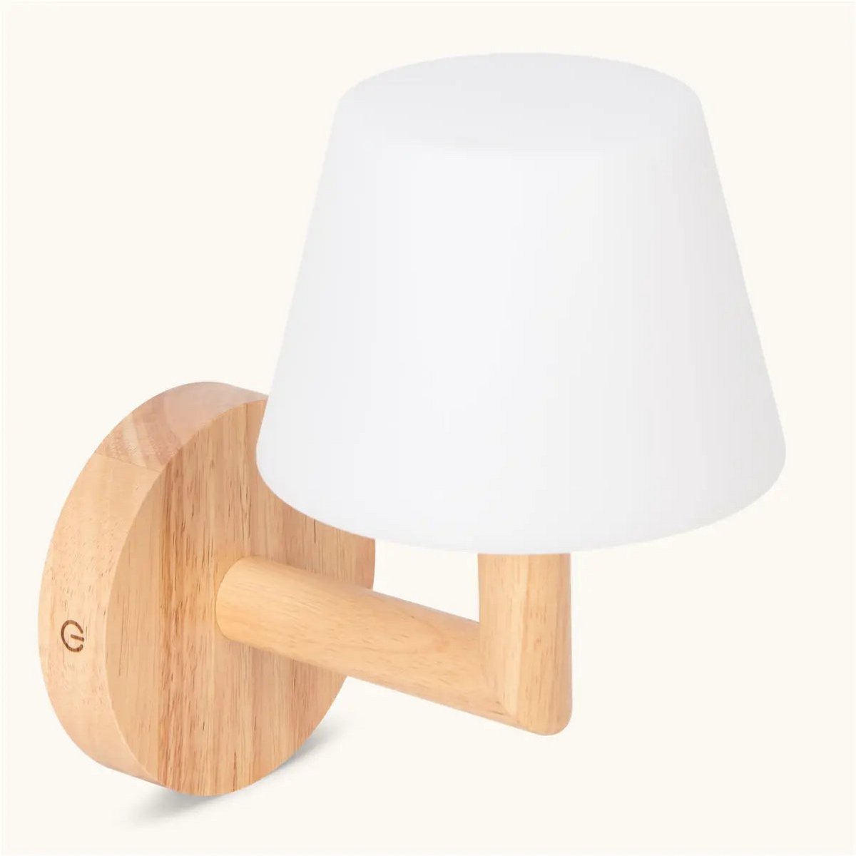houten oplaadbare wandlamp - draadloze en dimbare verlichting Tavellio - Amsterdam