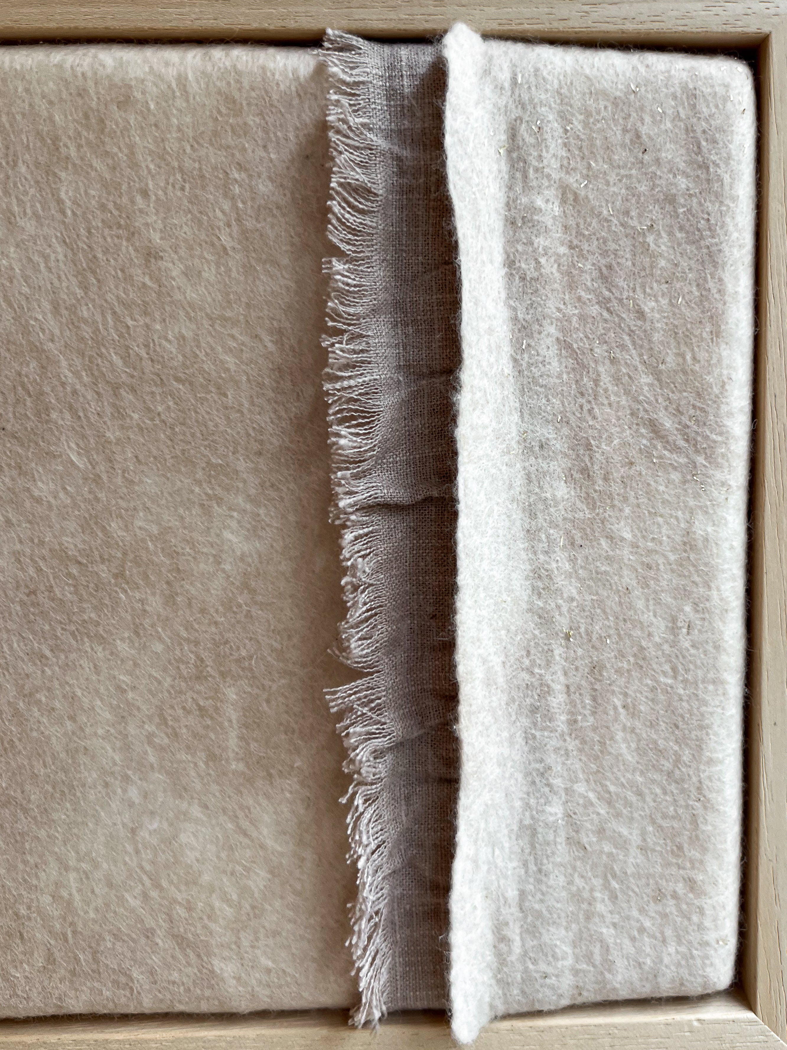 Imperfectus XIX - vilten wandkunst I Vilt & Vlow | 23 × 23 cm Noii HOME