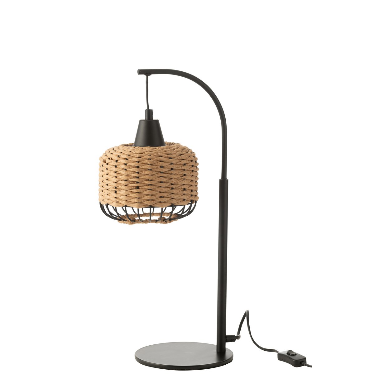 J-Line Lamp Lantaarn Metaal Naturel J-Line