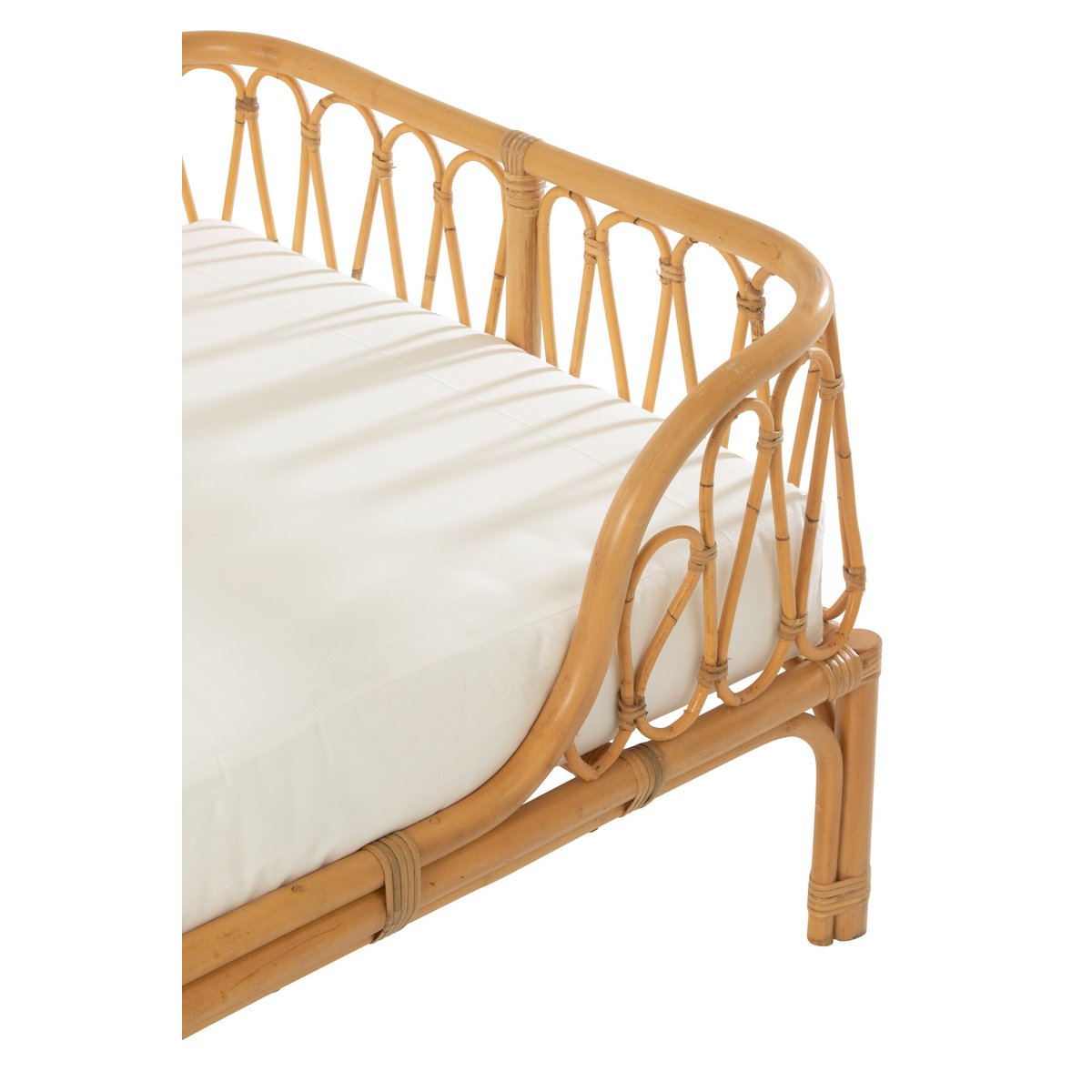 J-Line Pierre Rotan zetelbed - jute - naturel J-Line