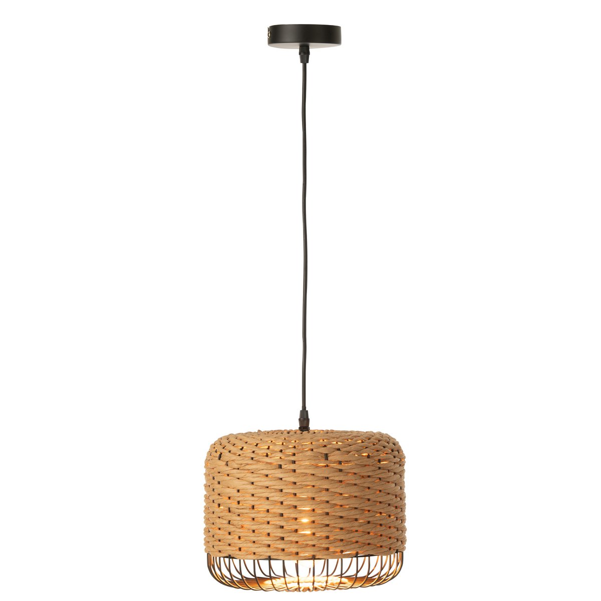 J-Line Plafondlamp Metaal Naturel J-Line