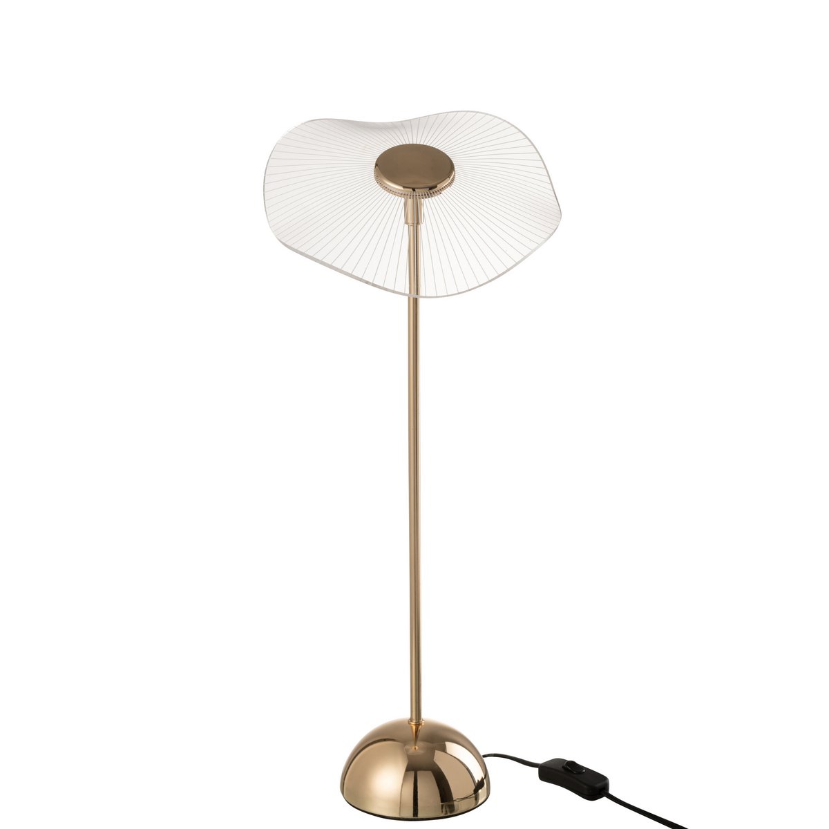 J-Line Tafellamp Led Bloem Metaal/Plastiek Goud Large J-Line