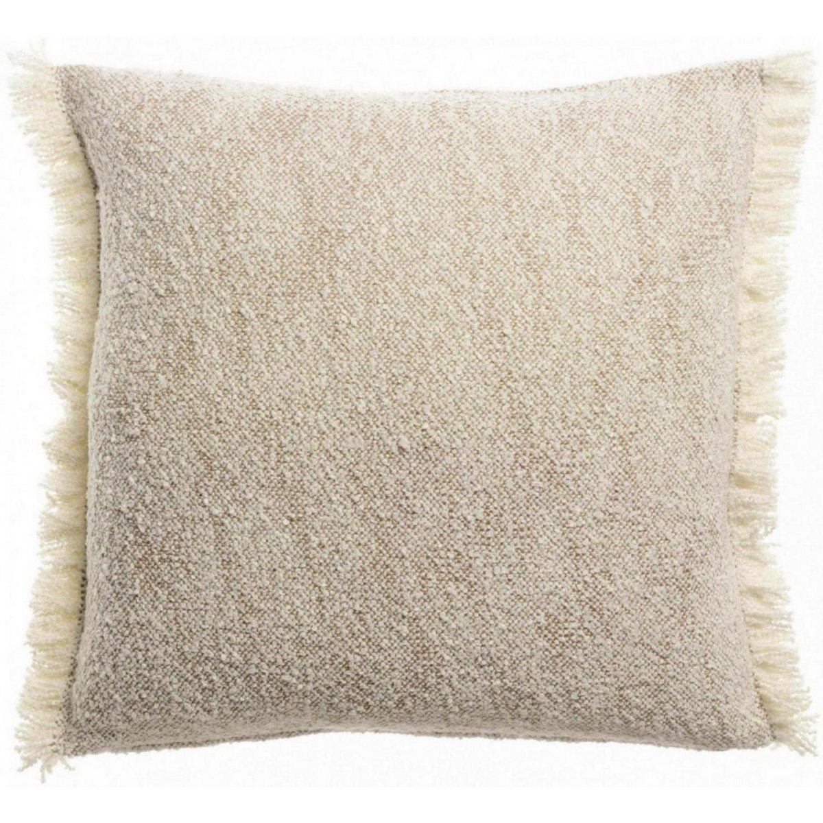 Jane Cacao gemêleerd kussen 45 x 45 VIVARAISE