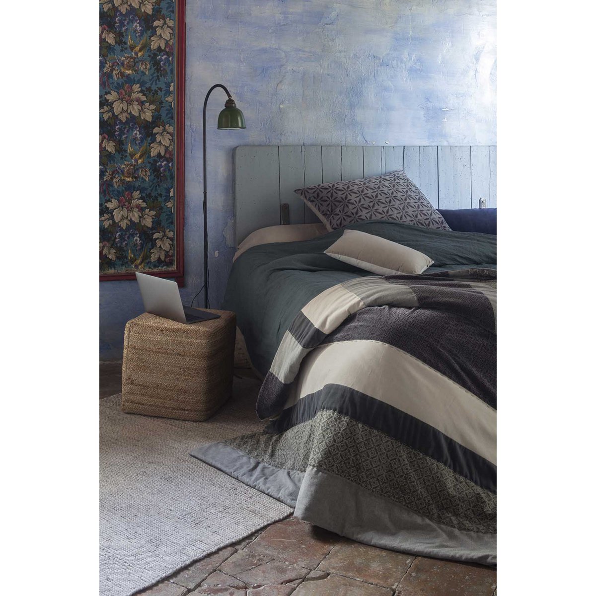 Jarod naturel effen vloerkleed 60 x 200 VIVARAISE