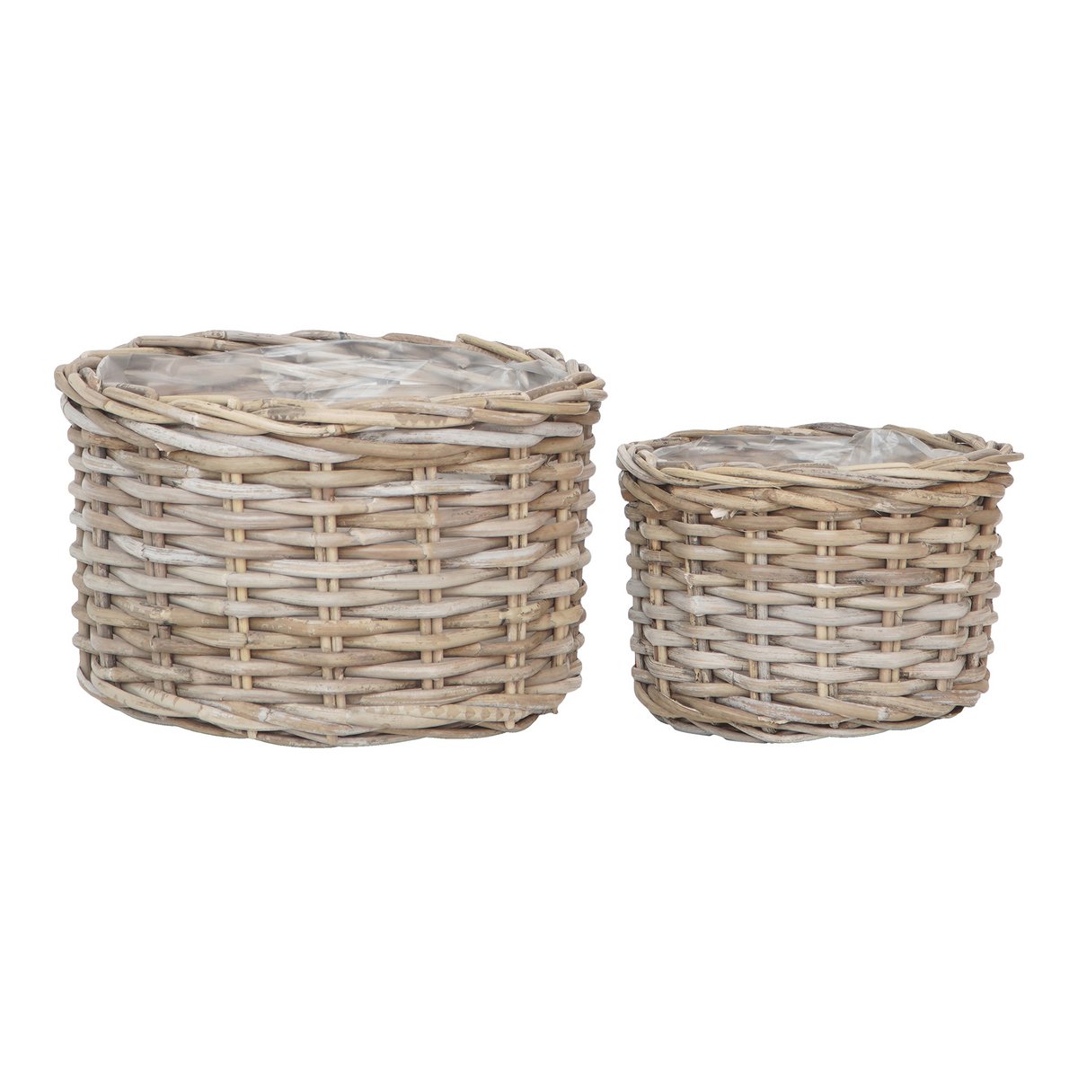 Kalak -manden - Natural, Kubu, Rattan - Set van 2 House Nordic ApS