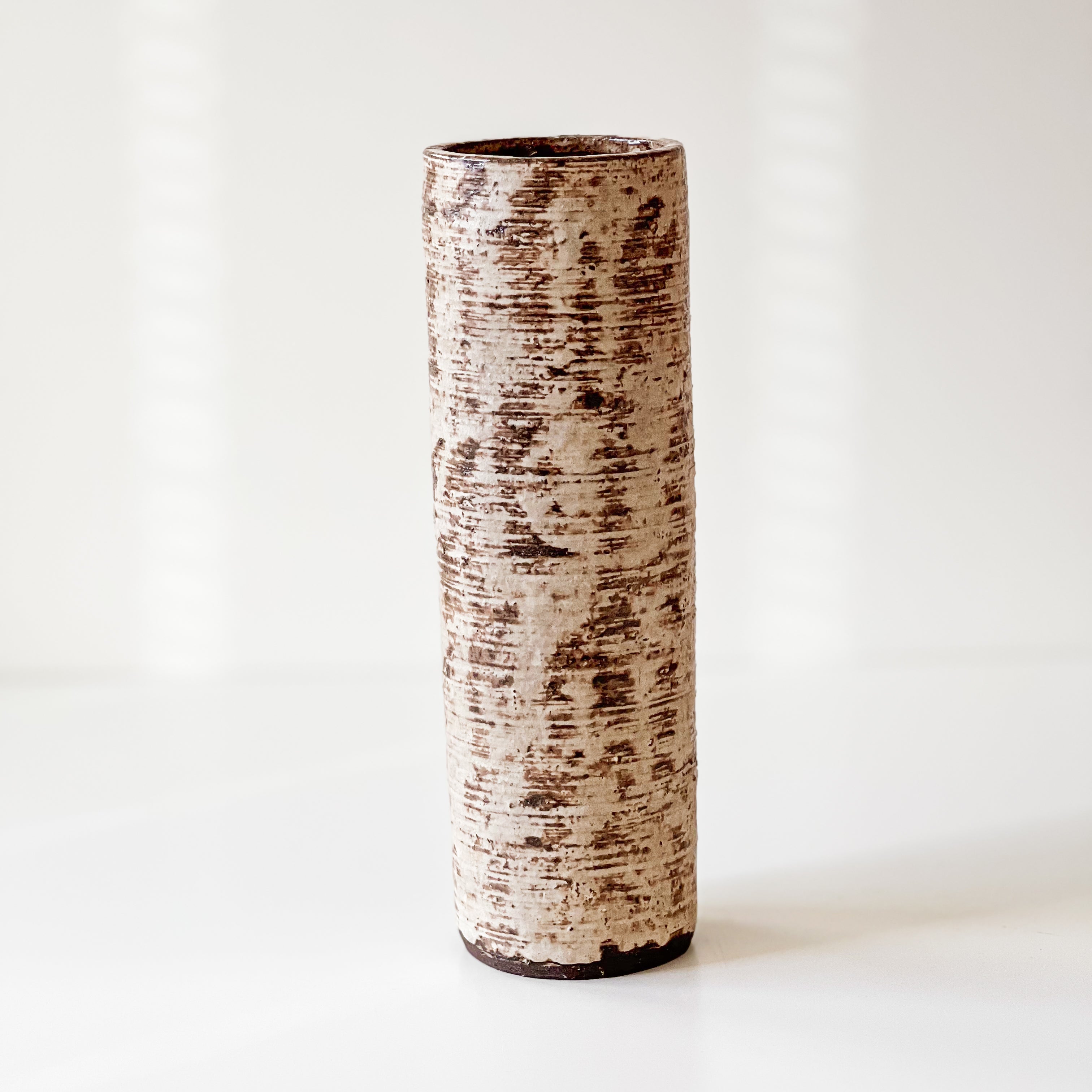 keramische vaas – natuurlijke berkenbast look – vintage decoratie Noii HOME