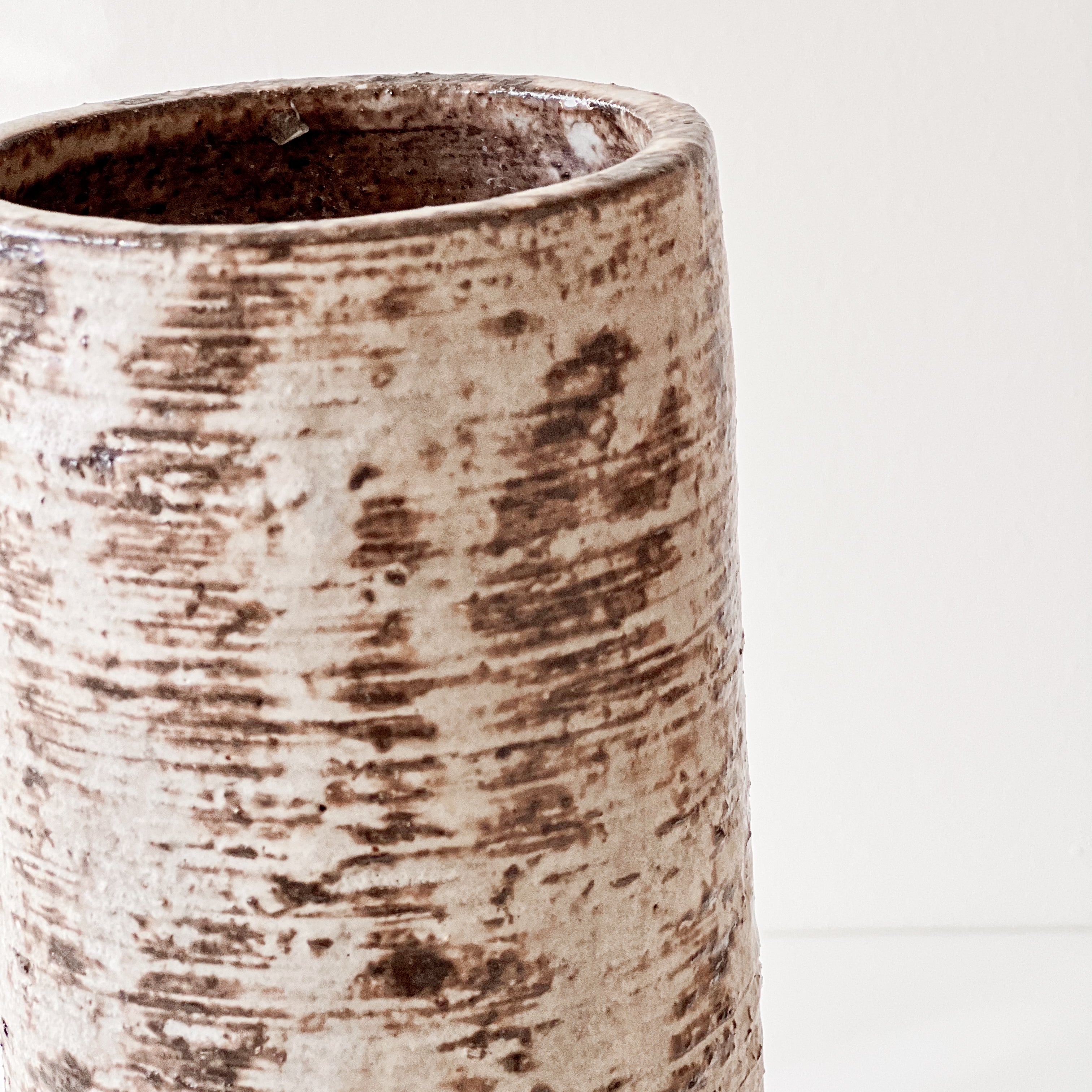 keramische vaas – natuurlijke berkenbast look – vintage decoratie Noii HOME