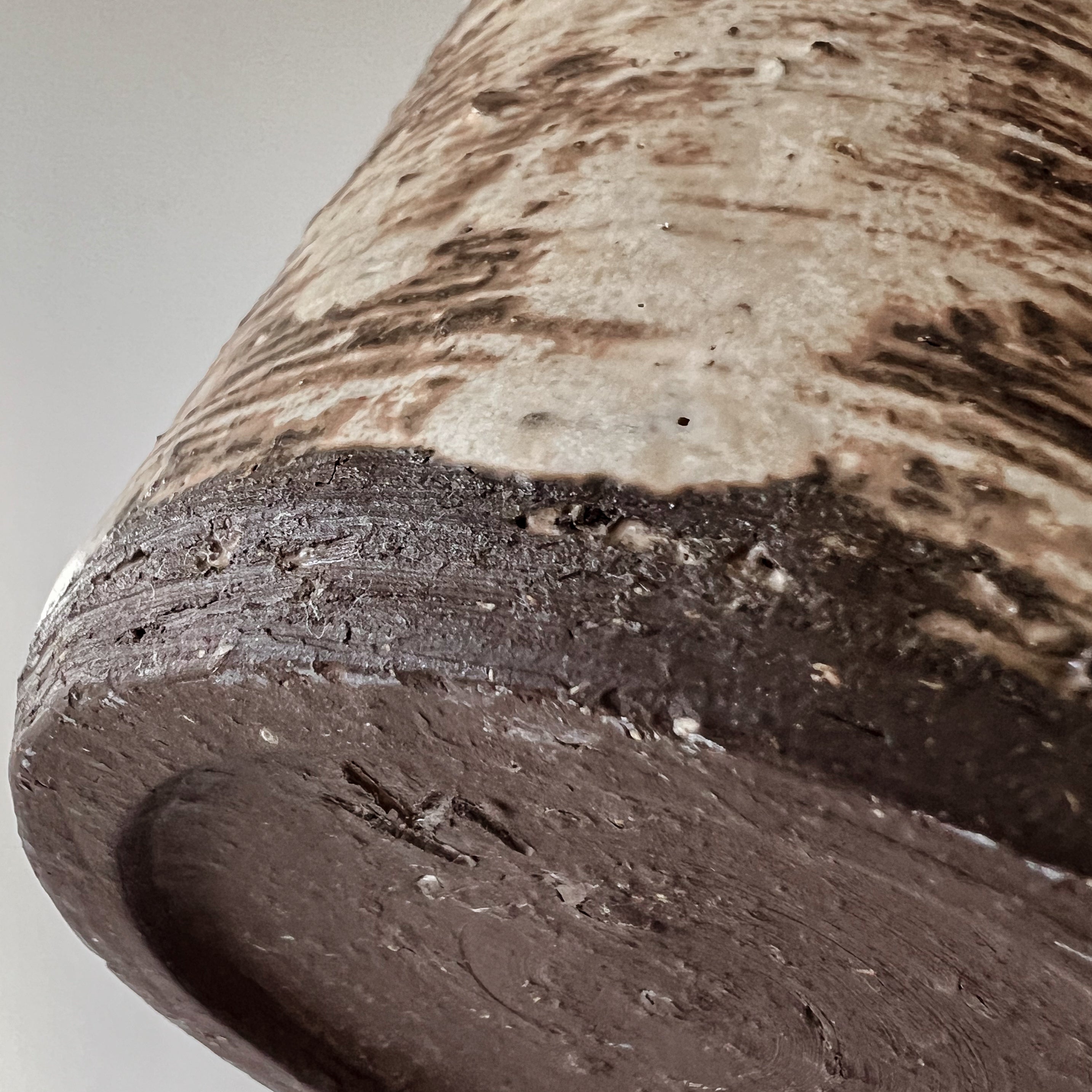 keramische vaas – natuurlijke berkenbast look – vintage decoratie Noii HOME