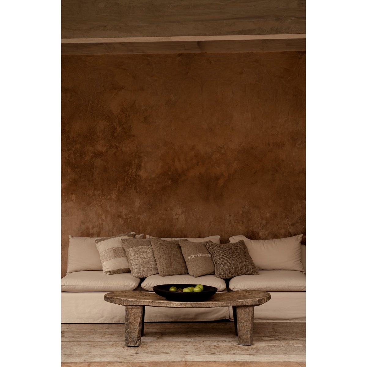 kussenhoes met linnen structuur – naturel – 50x50 – bazar bizar living Bazar Bizar Living