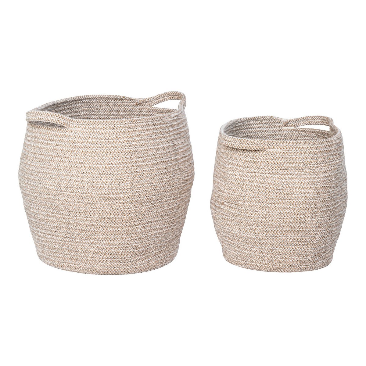 Lamas Basket - Mand, katoen, beige, set van 2 House Nordic ApS