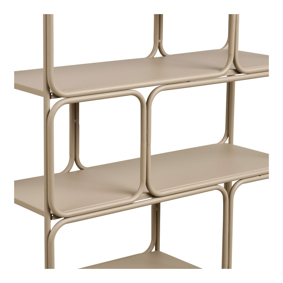 Lanciano Wandplank, metaal, beige, 48x18x64 cm House Nordic ApS