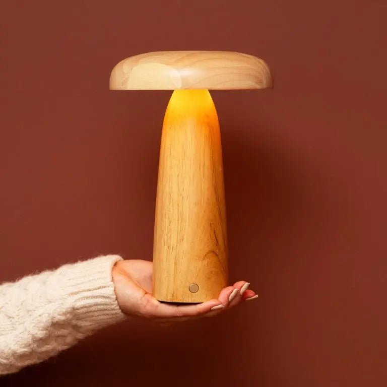 Lennart Houten Tafellamp – Oplaadbare, dimbare en draadloze verlichting Tavellio - Amsterdam