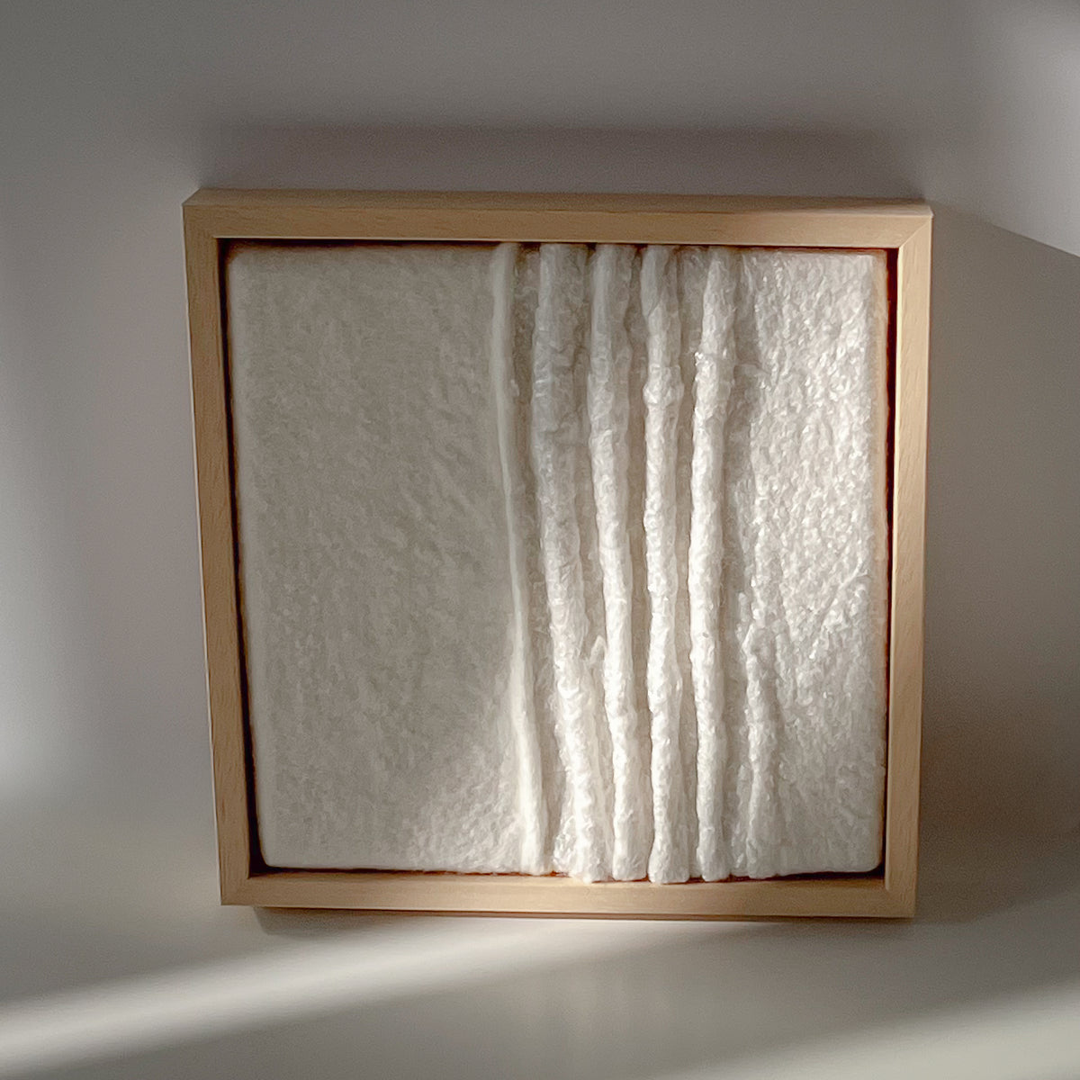 Limes I – vilten wandkunst | Vilt & Vlow | 23 × 23 cm Noii HOME