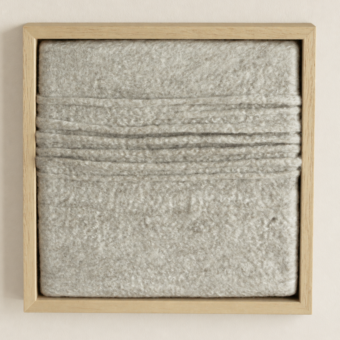 Limes II – vilten wandkunst | Vilt & Vlow | 23 × 23 cm Noii HOME