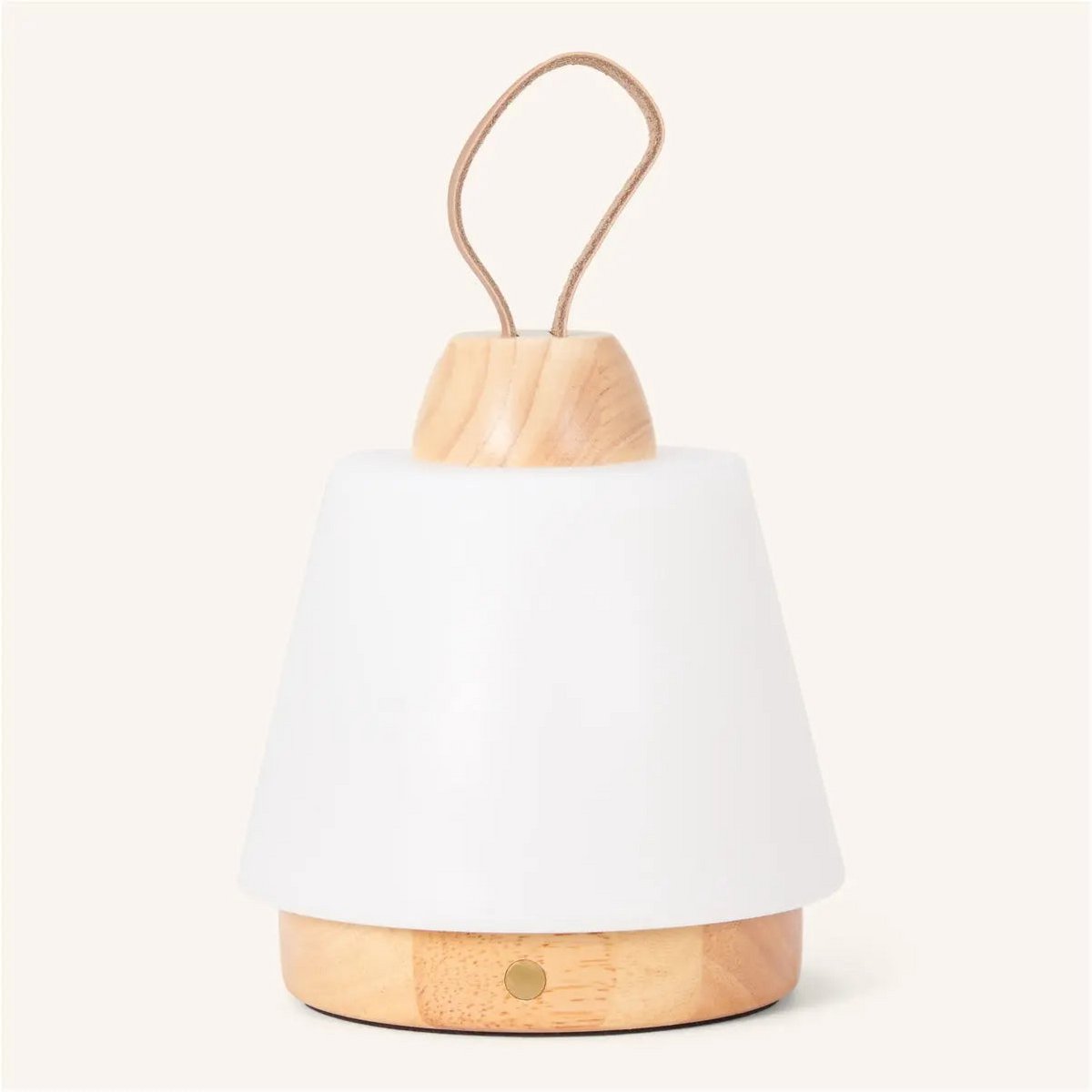 Liv lichtbruine oplaadbare lamp – lederen band, dimbaar, draadloos Tavellio - Amsterdam
