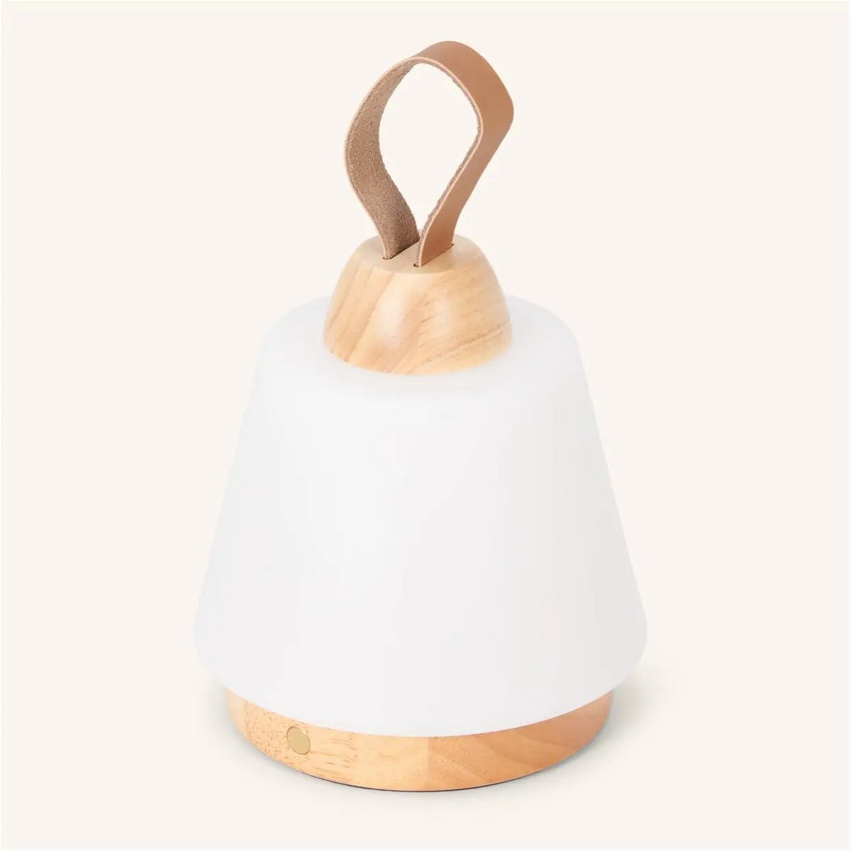 Liv lichtbruine oplaadbare lamp – lederen band, dimbaar, draadloos Tavellio - Amsterdam