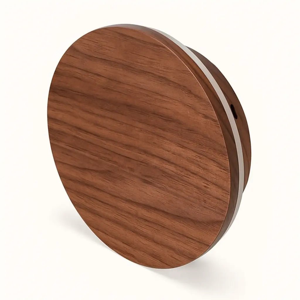 Lou Walnoot Snoerloze Wandlamp | Oplaadbaar en dimbaar met aanraakbediening Tavellio - Amsterdam