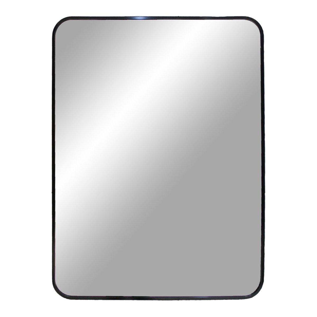 Madrid Spiegel - Zwart, Aluminium/Glas, 50x70 cm House Nordic ApS