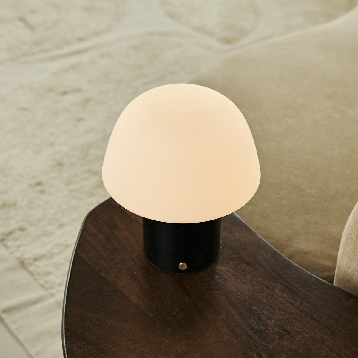 Maes Black / Nero Marquina - Elegante marmeren oplaadbare tafellamp, tot 100 uur verlichting, stijlvol en functioneel Tavellio - Amsterdam