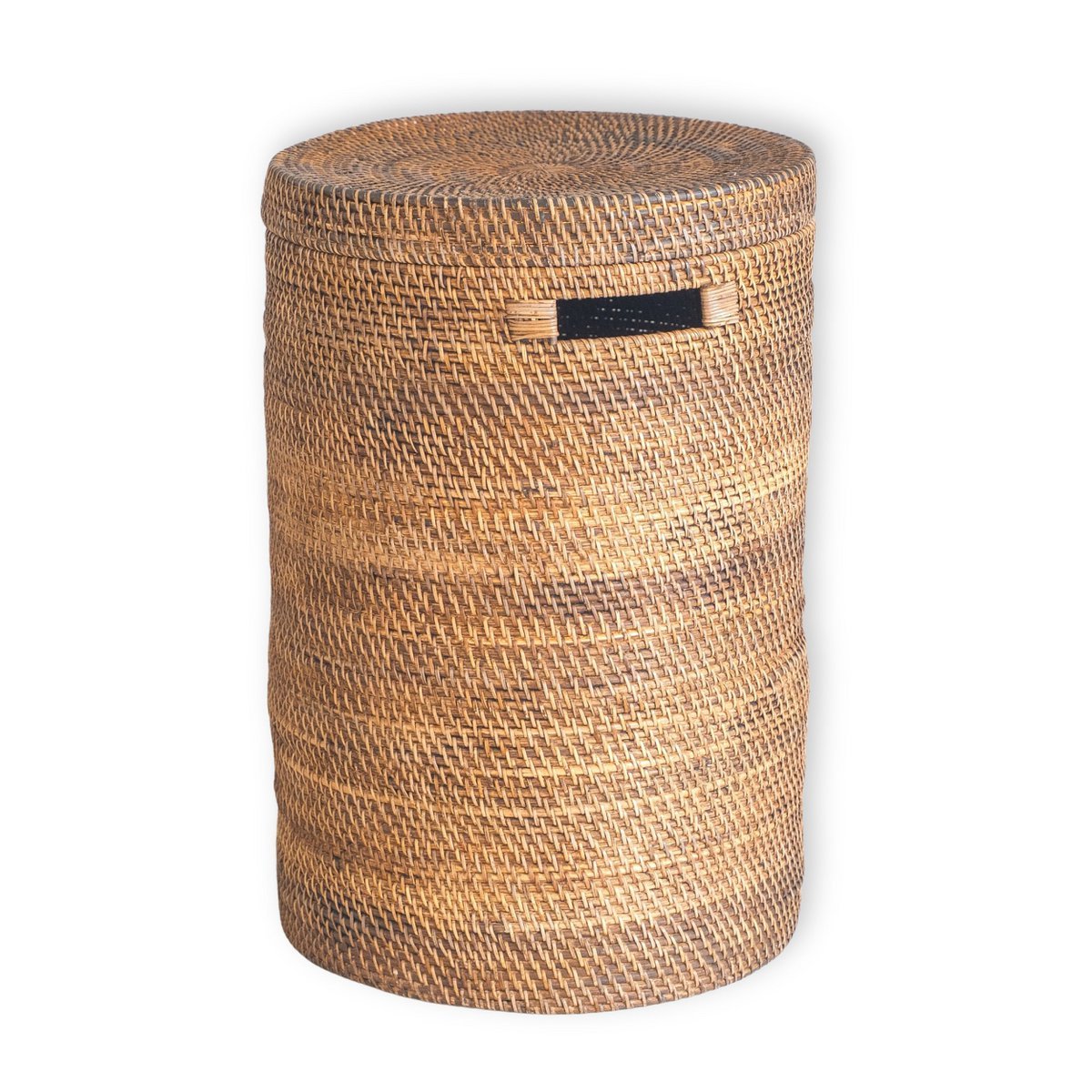 mand met deksel – sari - geweven rotan mand – soeji (verkrijgbaar in maat m of l) Soeji