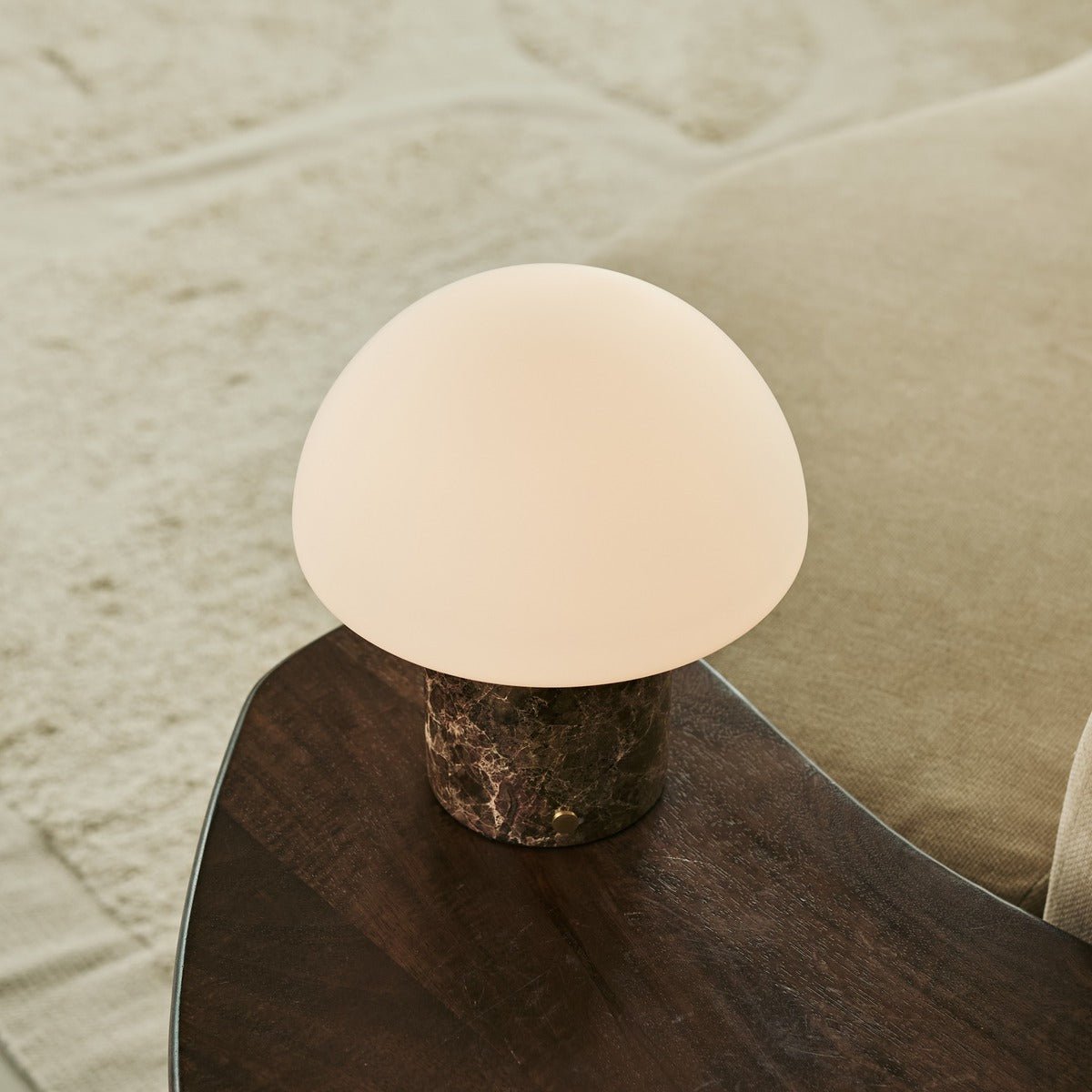 Maris Brown / Emperador Dark - Classic Marble Laidable Table Lamp met 3 lichte kleuren en dimfunctie Tavellio - Amsterdam
