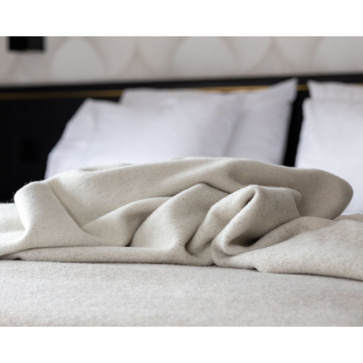 Merino/Cashmere beddeken ivoor duin MoST Blankets
