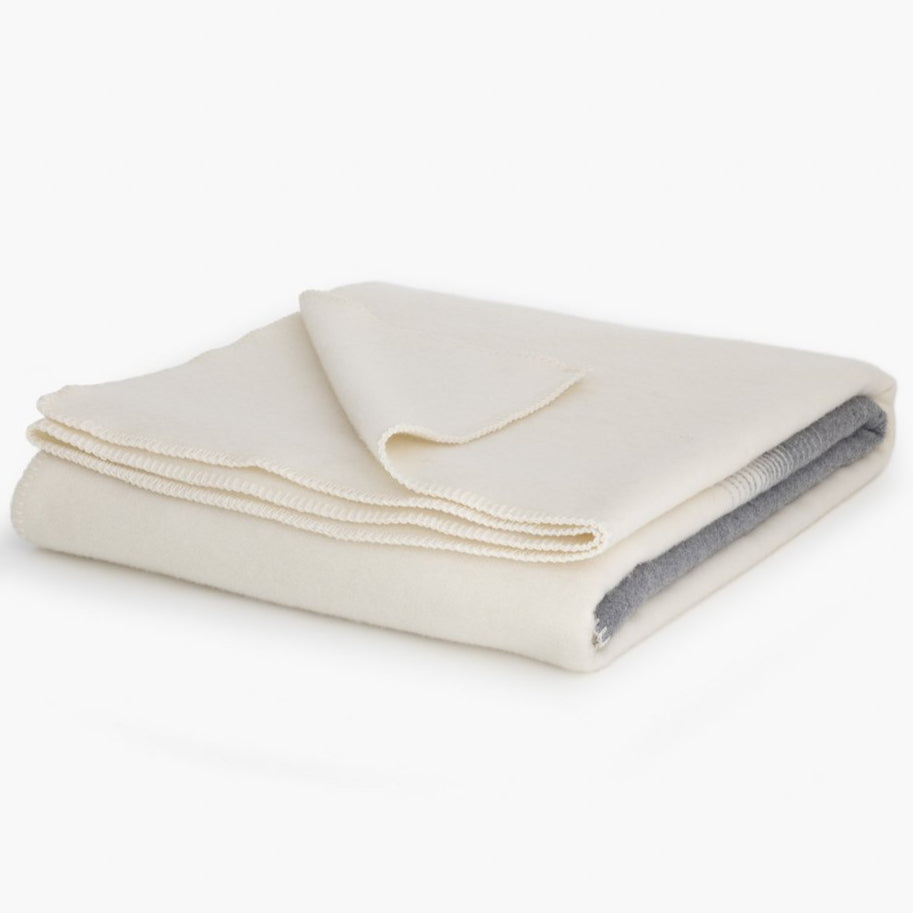 merino/cashmere beddeken – ivory mist – most blankets MoST Blankets