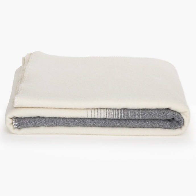merino/cashmere beddeken – ivory mist – most blankets MoST Blankets