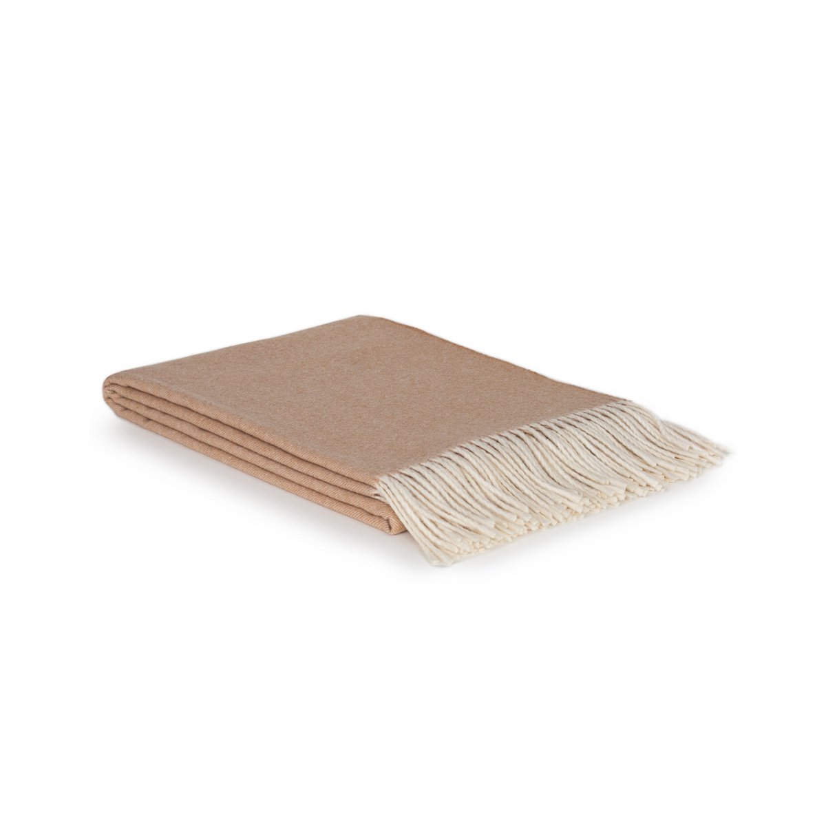 Merino/Cashmere Throwd Deken Tibet Beige MoST Blankets