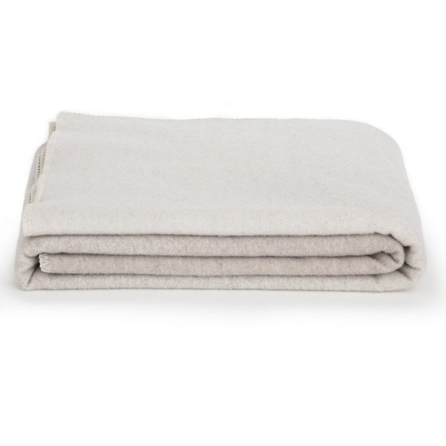 merino - kasjmier beddeken – plaid - ivory dune – 140 x 200 cm of 200 x 220 cm - most blankets MoST Blankets