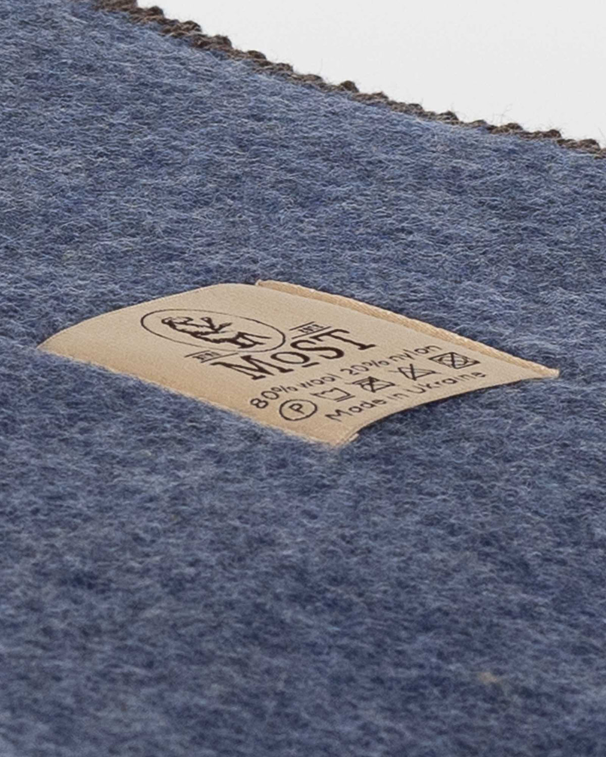Merinowollen deken Aegean blauw-geel – 2 maten – MoST Blankets MoST Blankets