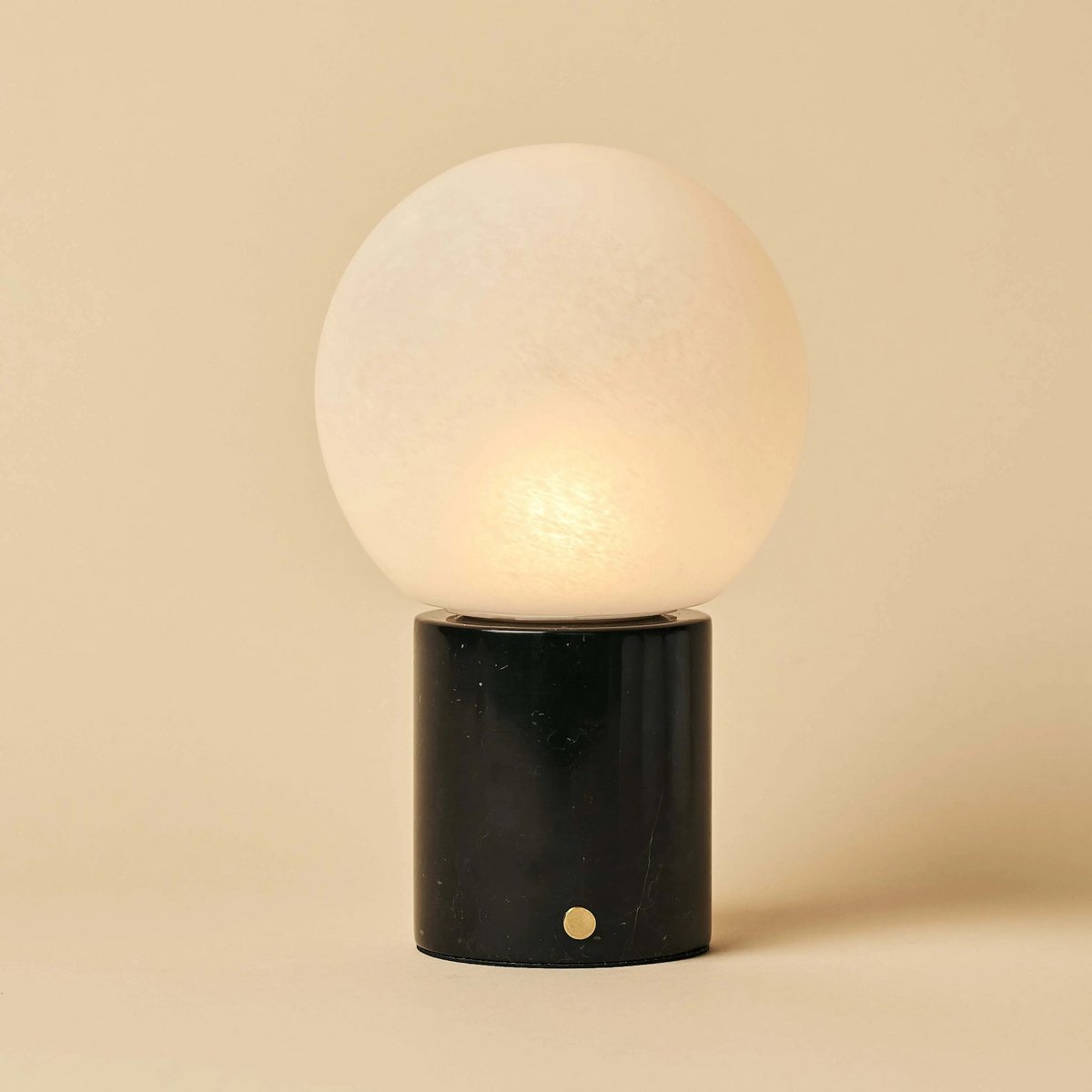 Metsu Black / Nero Marquina - Classic Marmeren oplaadbare tafellamp met 3 lichte kleuren en dimfunctie Tavellio - Amsterdam