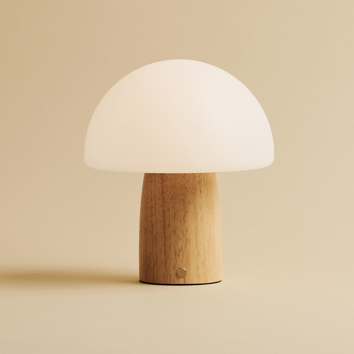 Mia lichtbruin stijlvolle houten tafellamp met dimmer - hout, functioneel en subtiel Tavellio - Amsterdam