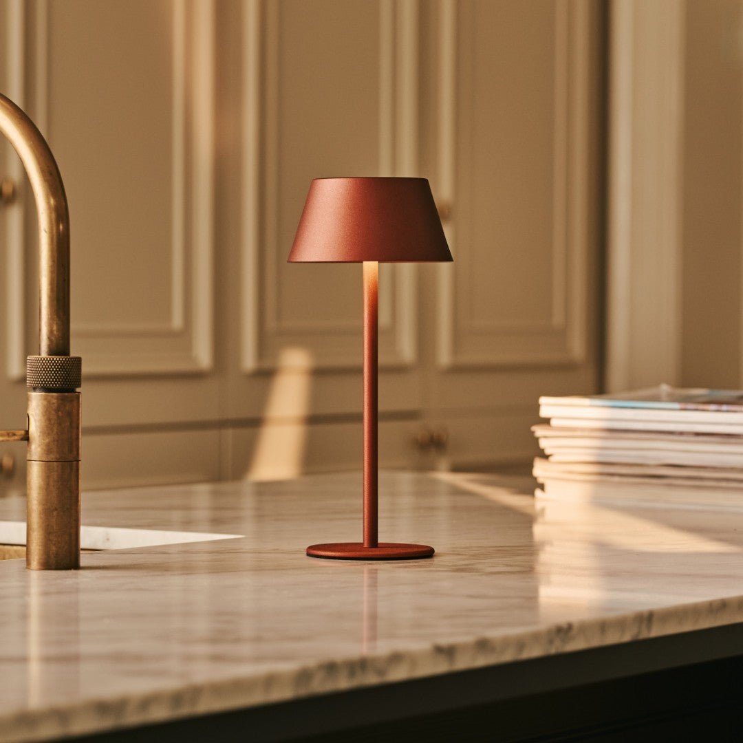Milou Bronze - Tafellamp zonder kabel L Modern, Design & 3 Light Modi Tavellio - Amsterdam
