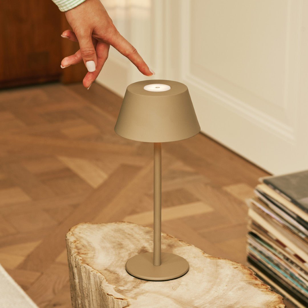 milou koala brown – tafellamp zonder kabel - oplaadbaar -  3 lichtstanden – tavellio Tavellio - Amsterdam