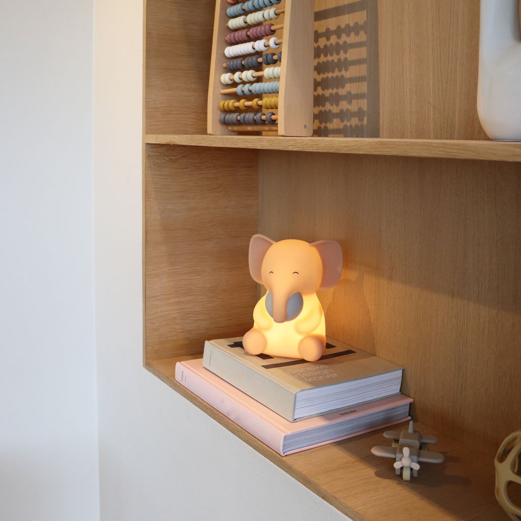 nachtlampje - sigge siliconen lamp olifant - meerdere kleuren beschikbaar Nuuroo